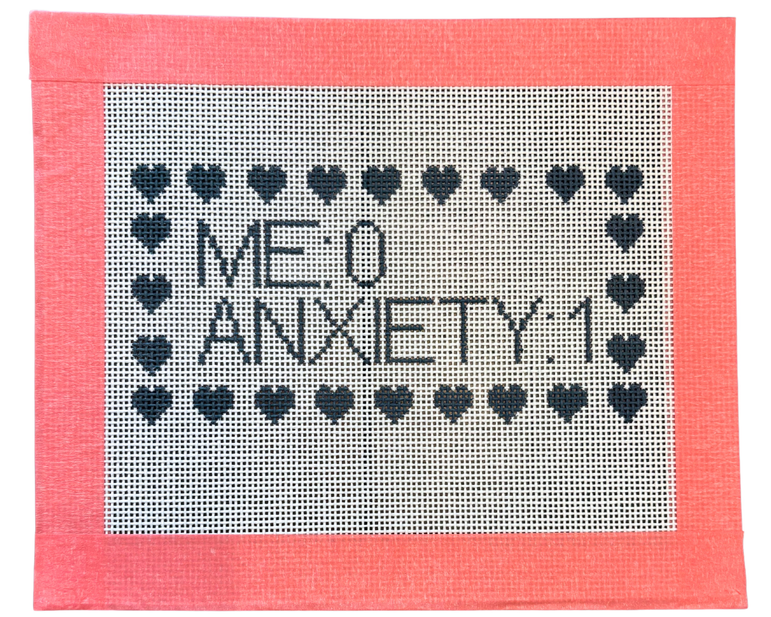 EASY BEGINNER Anxiety Needlepoint Canvas