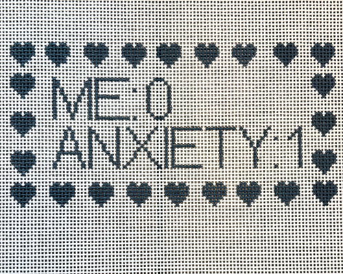 EASY BEGINNER Anxiety Needlepoint Canvas