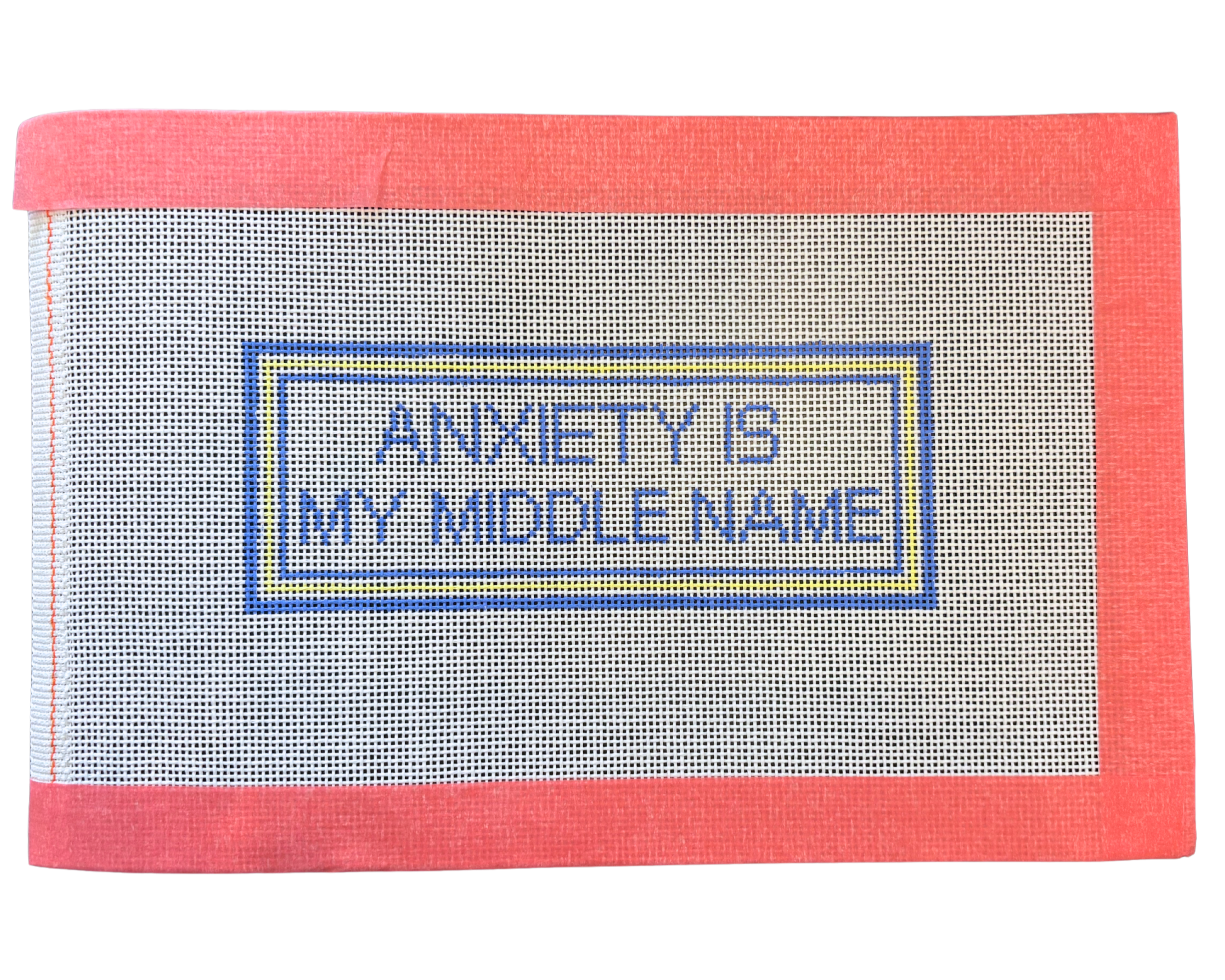 EASY BEGINNER Anxiety Needlepoint Canvas